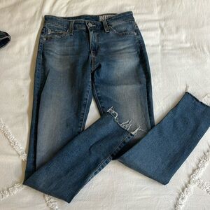 AG The Farrah Skinny Ankle High Rise Jean
